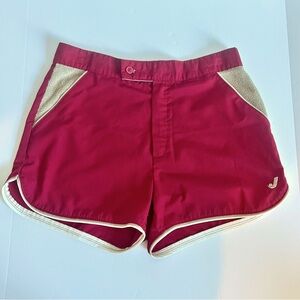 Vintage 70'/80's Men's Shorts Jantzen Athletic/Tennis Short Red/Tan Size 32-34